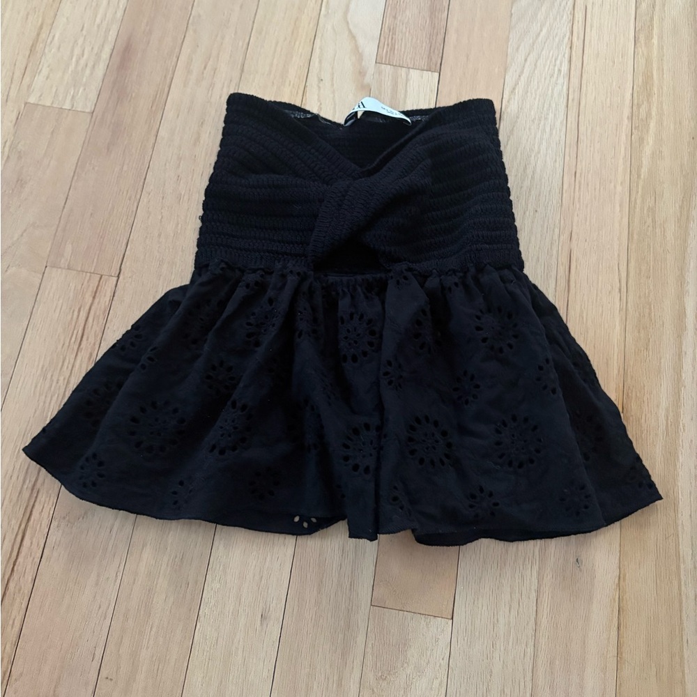 Zara Strapless crochet top